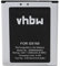 vhbw 1x Akku kompatibel mit Gigaset GS170, GS160 Handy Smartphone Telefon (2500 mAh, 3,8 V, Li-Ion)