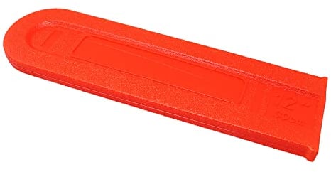 RLECS Kettensägen-Schutzhülle, 30,5 cm, Orange, Kunststoffkette, Kettensägenabdeckung, Scheideenschutz, Klingenabdeckung
