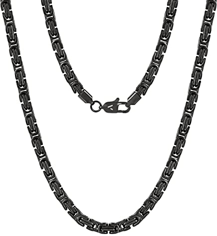 VEXXS Byzantinische Kette (Schwarz-4mm, 60.00)