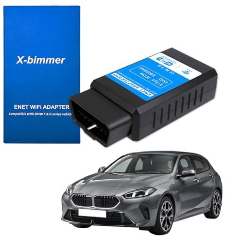 AMHTDOL Bootmod3 OBD WiFi Adapter for BMW F/G Series,Mini and A90/A91 Supra Carplay,Compatible with BimmerCode,MHD App,Ethernet to OBD2 Diagnostic & Coding Scanner Tool,Work with iOS,Android,Windows