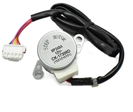 Styire Variabel Luft 1 2V MP24BA Steppermotor, Windmotor, Windmotor, Hangmaschin Synchron Tumbler (Color : 41cm line Motor)