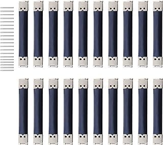 Flex Frame Chiusure,Chiusura a Bacio Cornici Flessibili,Cerniere Borsa a Molla Clip, 20PCS Bacio Fibbia Borsa Artigianale per Borsa Artigianato Fai-da-Te borsa Cucito Accessorio,10cm 12cm