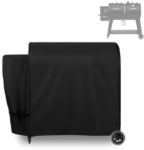 ZJYWSCH Grillabdeckung für Pit Boss Holzkohle-Pellet-Kombi-Grill PB1230PC, PitBoss 1230PC Pellet Charcoal Combo Grillabdeckung Heavy Duty Wasserdicht für Louisiana 1200 Black Label LG1200BL