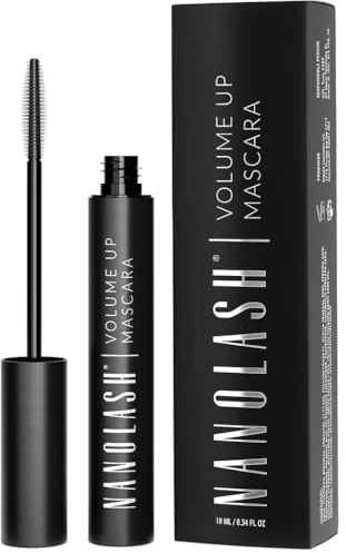 Wimperntusche für Volumen Nanolash 10ml - verdichtende Wimperntusche, Verdickung und Hervorhebung der Wimpern, Effekt voller und dicker Wimpern, Erhöhung des Volumens, schwarze Wimperntusche