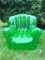 Transparenter aufblasbarer Doppel-Sofa-Stuhl für Camping, transparent, faule Couch, Sitzsack, Sessel für Outdoor-Möbel, mit campingfreundlichem Design