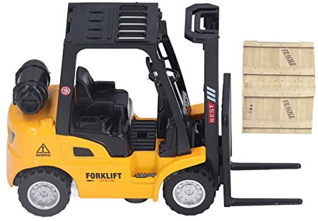 BSTCAR Carrello elevatore giocattolo di sollevamento del veicolo giocattolo dei bambini giocattolo del carrello elevatore Gioco del camion di costruzione per bambini dai 3 anni in su