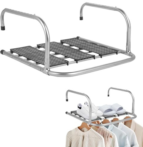 Tendedero Radiador de 40cm – Tendedero Ventana Plegable – Tendedero Colgante para Ropa Pequeña – Secador de Ropa para Interior/Exterior, Toallas y Balcón