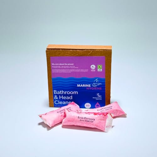 Bathroom Cleaner Pods | Plastic-Free Cleaning Bottle Refills | Bathroom and Shower | Tough on Hard Water | Eco-Friendly | Non-Toxic | Vegan | UK Made | Just Add Water - 3 Refill Pack