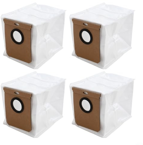 HEIBTENY Sacchetti per aspirapolvere compatibili con robot aspirapolvere Karcher RCV 5 Plus, progettati per catturare efficacemente la polvere e un uso prolungato, confezione da 4/10 (confezione da 4)