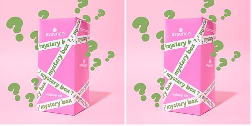 essence mystery box makeup set, Multi Set, Nr. 01, natürlich, glänzend, strahlend frisch, transluzent, acetonfrei, vegan, ohne Mikroplastikpartikel, ohne Parabene, 2er Pack (1pcs)