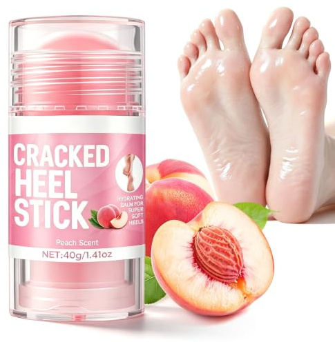Fußpflege Fußcreme für sehr trockene Füße & rissige Fersen – Repair Stick mit Sheabutter & Kokosnussöl, tiefenwirksame Befeuchtung & Pflege, weicht die Füße auf – ideal bei Hornhaut & rissiger Haut