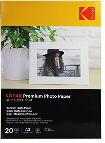 Kodak Supplies 185Z000460 Fotopapier 20 Blatt A4