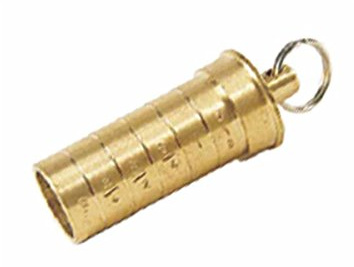 Bisley Shotgun Brass Choke 20 Gauge 20g Identifier Bore Keyring Shooting Gun