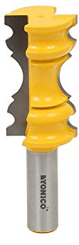 Yonico 16121 - Chair Rail Molding Router Bit, Cutting Height: 2 - 1/2 Shank