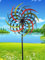 Windrad Art Ferro Bunt Metall, 37,5x14x175 cm