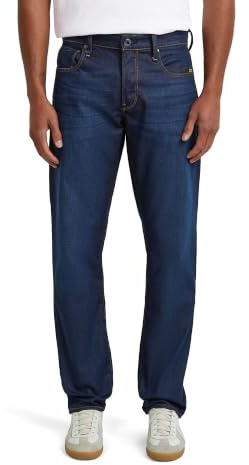 G-STAR Homme Jean 3301 Straight, Bleu (DK Aged 51002-4639-89), 36W / 36L