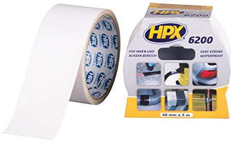 HPX CW5005 6200 Ruban toile adhésif Blanc