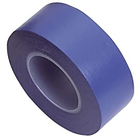 Draper 11915 Expert Insulation Tape, 10m x 19mm, Blue, Pack of 8