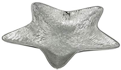 EDZARD Schale Stern, ø 35 cm, Aluminium vernickelt