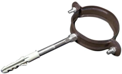 Collare Pluviale Rotondo Pre-Verniciato-Diam. 80 Testa Di Moro