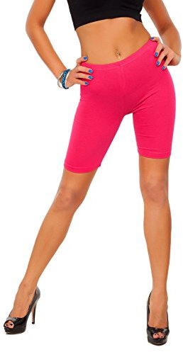 FUTURO FASHION - Short Cycliste en Coton - Sport/décontracté - LK - Rose - 36 (S)