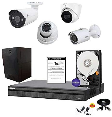 Kit Videosorveglianza 8 Canali HD-CVI 2Mpx - DAHUA