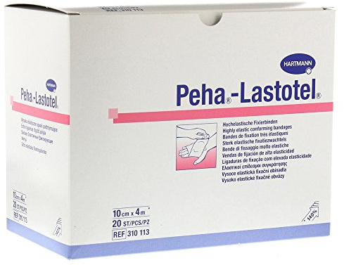 Peha-Lastotel Fixierbinde 10 cmx4 m, 20 St