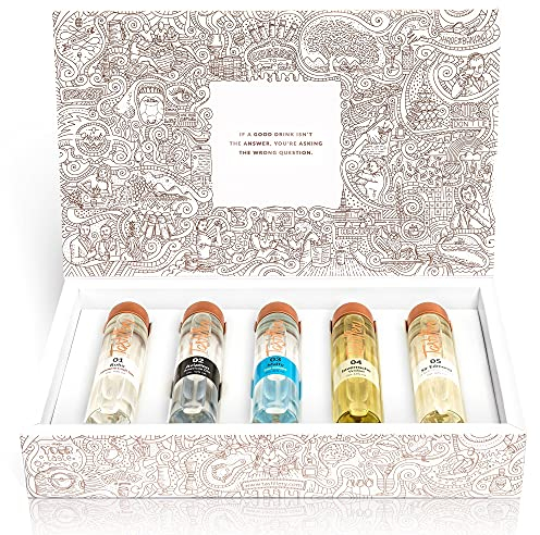 Tastillery Gin Tasting Probierset “Gin Weltreise” in Geschenkbox (5 x 50ml)