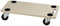 Dörner + Helmer Transportroller Stabil, 590mm x 290mm x 120mm, 200kg Tragkraft, Kunststoffräder, für Kisten und Möbel