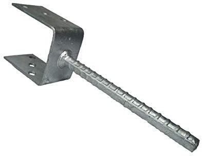 U-Pfostenträger mit Steindolle feuerverzinkt 81 mm (1) Stück