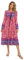 R.Vivimos Robe longue à manches longues pour femme Imprimé bohème - Rose - S