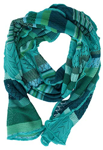 Invero, Merino Schal Manu, 100% Wolle (Pfefferminz)
