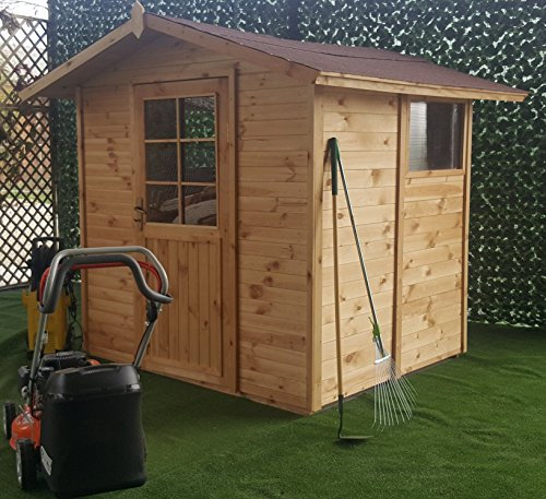 CABEX CO. S.r.l. - Casetta Ricovero Attrezzi da Giardino in Legno, Doghe Spessore 19 mm. Modello [C164/3]