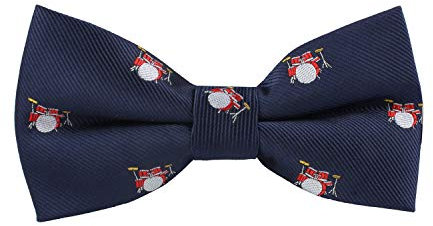 Sport- und Spezial-Krawatten | Krawatten für Herren | gewebte schmale Krawatten | Geschenk für Arbeitskollegen | Geburtstagsgeschenk für Jungs, Trommelfliege, Dünn