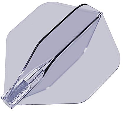 8 Flight Durchsichtige Candy Black Berry No.2 gegossenes Dart Flight System, schwarz Berry