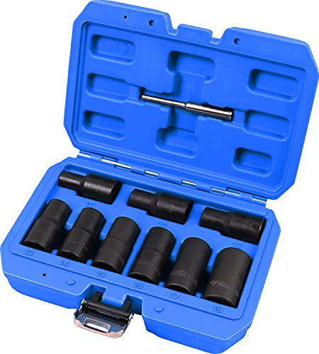 KS TOOLS 1/2 Spiral-Profil-Stecknuss-Satz, 10-tlg, 10 - 19mm