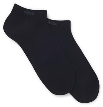 BOSS Herren 2P AS uni CC Knöchellange Socken aus Stretch-Gewebe im Zweier-Pack