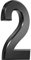 3D Modern House Number,Suithink 6cm Black Self Adhesive Door Home Address Numbers,House Sign Door Plate DIY Address Numbers for Cafe Wall Courtyard Decor Creative Address Door Numbers (2)