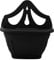 ANGIX 31cm Venetian Wall and Fence Planter | Lightweight And Durable Plastic Hanging Basket For Flowers, Ideal For Indoor And Outdoor Decoration - Black