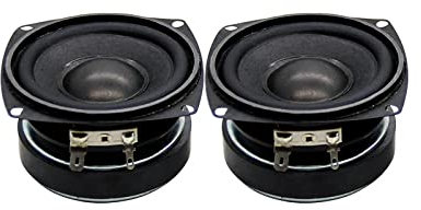 JINGERL Subwoofer de 3 pulgadas Subwoofer 8oHM 30W Altavoz de la computadora Subwoofer Magnet externo Auto Woofer Altavoz Altavoz Teatro en casa Bricolaje (Color : 2pcs)
