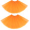 Geyoga 2er Pack 80er Jahre Tutu Rock 80er Jahre Halloween Kostümzubehör Tüllrock Damen Tutu für Damen Teen Erwachsene
