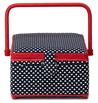 Prym 612646 Nähkorb M Lovely, blau