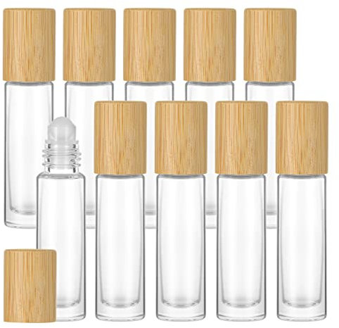 FRCOLOR 10stücke Ölrollerflaschen Nachfüllbare Rollerflaschen Für Ätherische Öle Tragbare Flaschen Mit Rollkugel-design Für Parfüm Und Lotionen