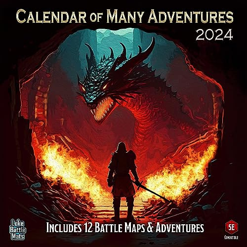 JLB012 2024 Calendar of Many Adventures