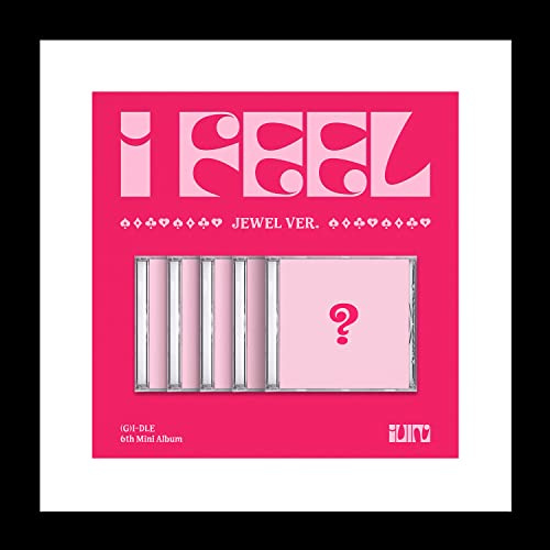 (G) I-DLE I FEEL 6th Mini-Album, Jewel Versoin Minnie Cover CD + Booklet+1p Photocard+Lyric Paper+Tracking Sealed