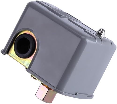 BuyWeek Pressostat Pompe à Eau de 40-60 PSI, G1/4 Commutateur de contrôle de Pression de Pompe à Eau à double ressort réglable pour Pompes Auto-amorçantes, Pompes à Jet