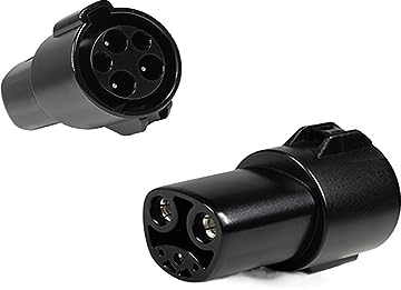 RWRAPS Adapter für Elektrofahrzeuge Ladeanschluss for Elektrofahrzeuge Typ 2 auf Typ 1 J1772 EV-Adapter Typ 1 auf Typ 2 EVSE-Ladegerät Typ 1 auf T EV-Adapter (Color : Type 1 to t)