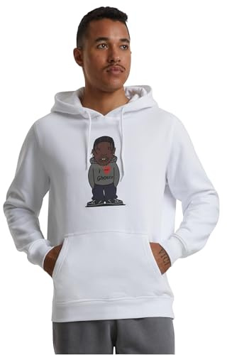 Mister Tee Herren Kapuzenpullover Texas Sketch Hoodie White M
