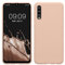 kwmobile Hülle kompatibel mit Samsung Galaxy A50 Hülle - weiches TPU Silikon Case - Cover geeignet für kabelloses Laden - Coconut Swirl