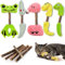 Generisch Katzenspielzeug, Katzenminze Kissen, Katzenminze Sticks, Matatabi Katzen Kauhölzer, Katzenminze Sticks zum Schleifen von Zähnen, Matatabi Zahnpflege (10 Stück)